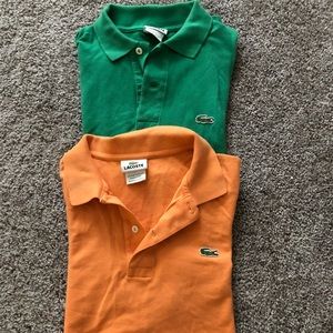 2 Men Lacoste Polo’s